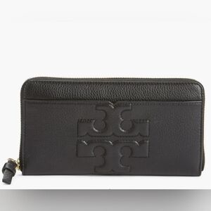 Tory Burch Black Leather Wallet